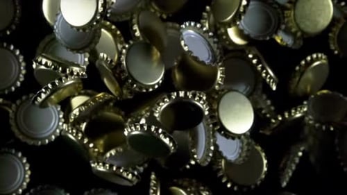 Many Beer Bottle Caps