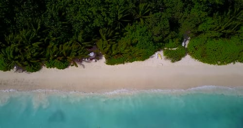 Luxury aerial abstract view of a white paradise beach and aqua blue ocean background in colourful