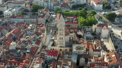 Aerial View Split Croatia