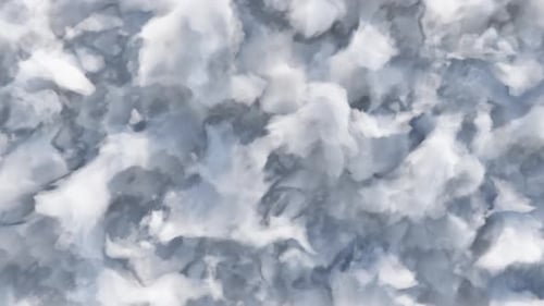 Fond abstrait de nuages de dessins animés déformants