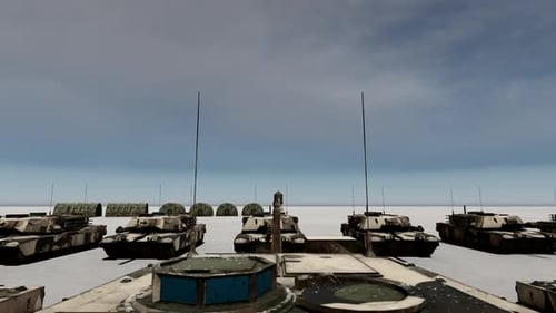 Texte militaire et chars