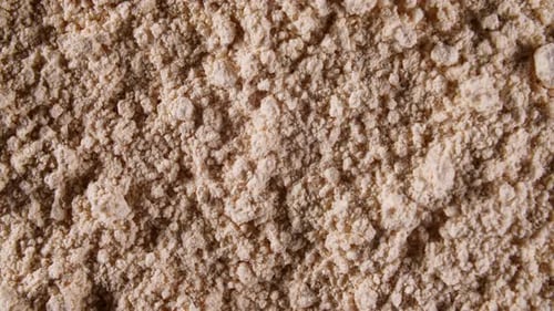 Close Up of Brown Granular Powder Texture
