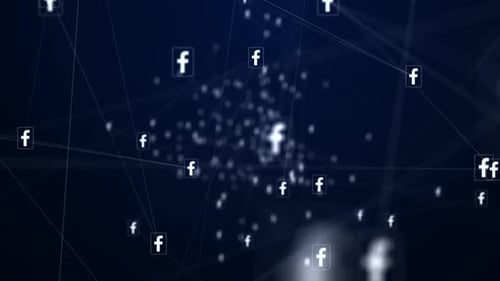 Facebook Icon Verbindungsnetzwerk