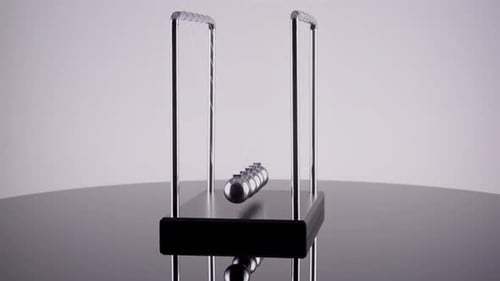 Newton's Cradle Slow Motion