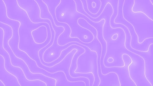 Abstract Fluid Neon Lines Loop Background