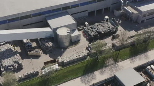 City Waste Sorting Center Converts Garbage into Fuel for new type Trash to Power Station