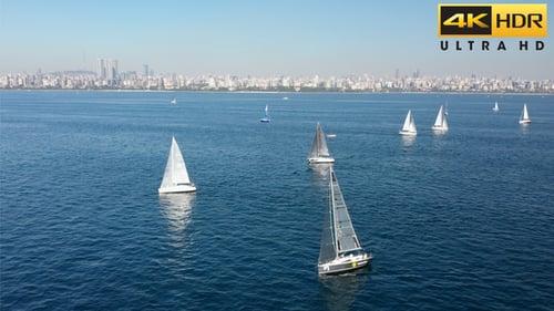 Segelboote im Bosporus
