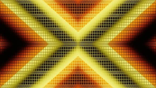 Orange and Black Seamless Vj Loop Animation