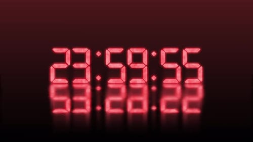 Digital Red LED Counter with Timecode