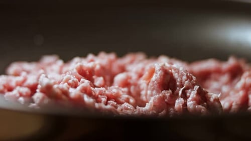 Beef or Pork Cutlet Grilling on Grid