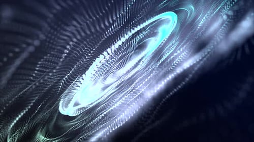 Partículas circulares abstractas