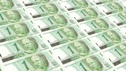 Brazil Money /1 Brazilian Real 4K
