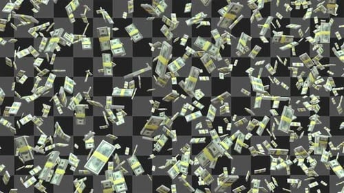 Fallende Dollars geloopt