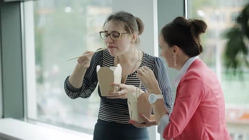 Lunch Break in the Office