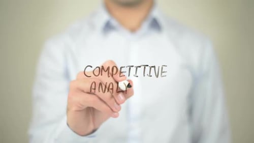 Writing Competitive Analysis on Clear Surface