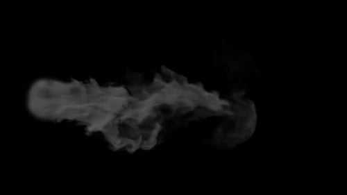Dynamic Smoke Plume Visual Effect