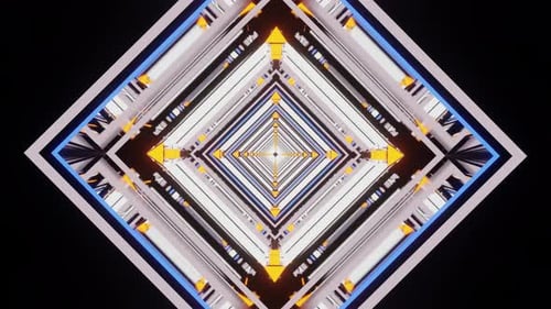 Rhombus steel tunnel loop