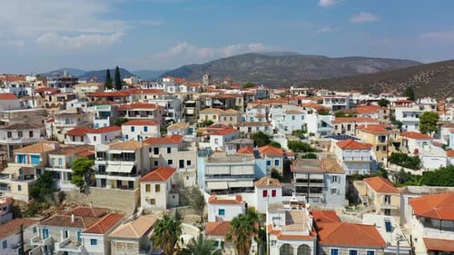Aerial View of Ermioni Greece Drone Videography