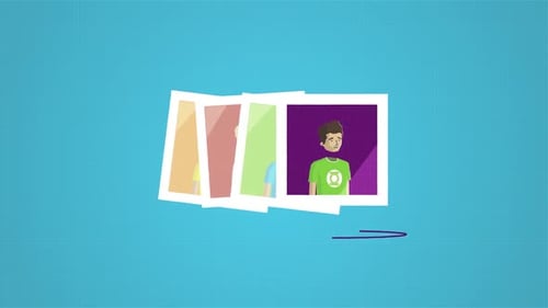 Flat Design Target Audience Selection Process Animation