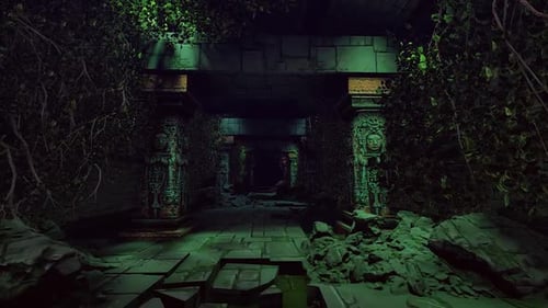 Corridor In The Old Pyramids
