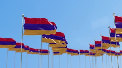 Animation de la rangée de drapeaux de