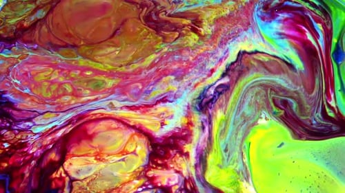Swirling Abstract Paint Colors
