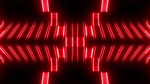 4k rote Neonstreifen Muster 6