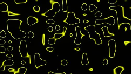 Fluid Organic Neon Lines Animated Background
