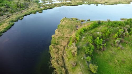Luftaufnahme des Big River