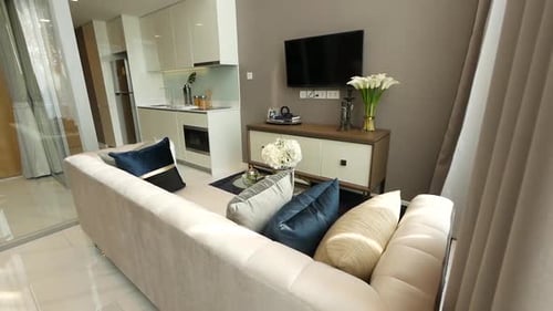 Modern Apartment Interior with Stylish Urban Design