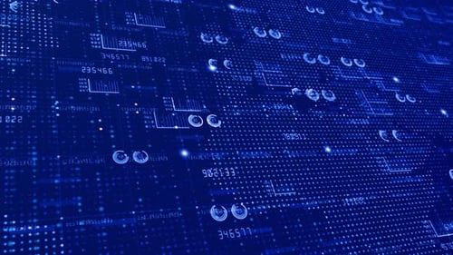 Hud und digitale Daten