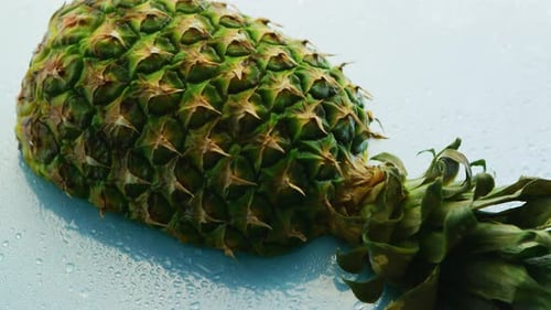 Close Up of a Fresh, Tropical Pineapple
