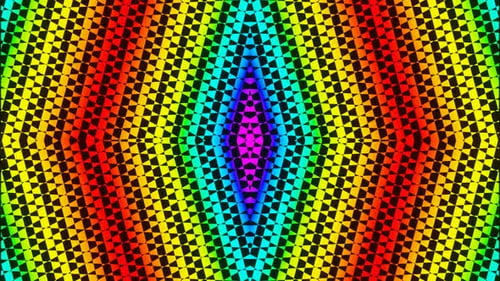 Bright Multicolored Pixel Abstraction of Diamonds