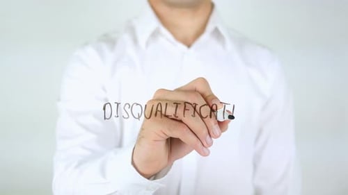 Disqualification