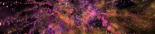 Dynamic Shimmering Abstract Particle Flow Background