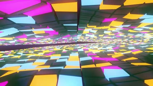Abstract Colorful Cube