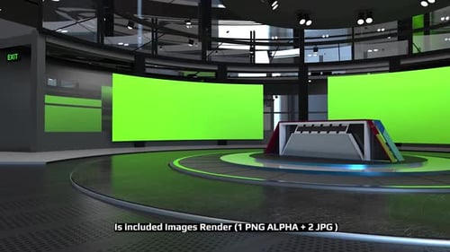 Virtual Studio Set 680 Camera 02