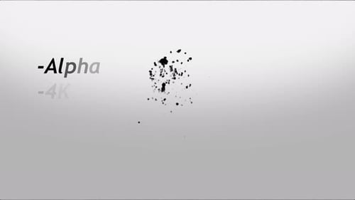 Ink Splatter Reveal Transition Element