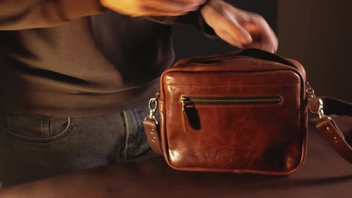 Beautiful Genuine Leather Purse Leather Workshop with your Own Hands DIY Instruction Manual Labor