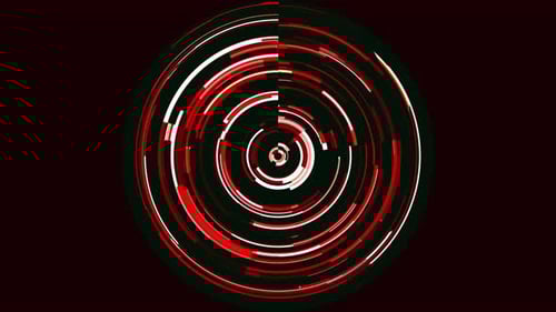 Abstract high tech Circle Background Animation