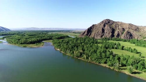 Aerial View on Big River
