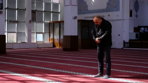 Moschee-Gebetsmann
