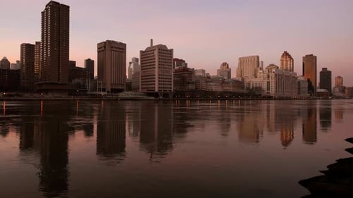New York City Skyline Landmark Background