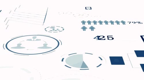 Modern Corporate Data Visualization with Animated Infographic Elements