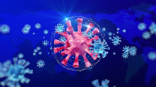 Virus-Hintergrund