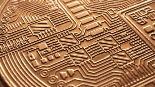 Bit Coin Back Side
