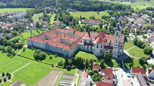 Ottobeuren Abbey, Ottobeuren, Swabia, Bavaria, Germany