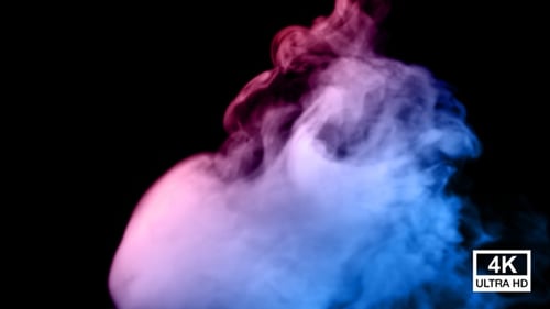 Vibrant Fluid Smoke Reveal with Dynamic Colors