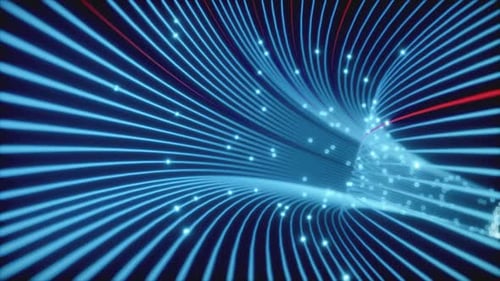 Moving of Lines for Fiber Optic Network Creating Technology Tunnel