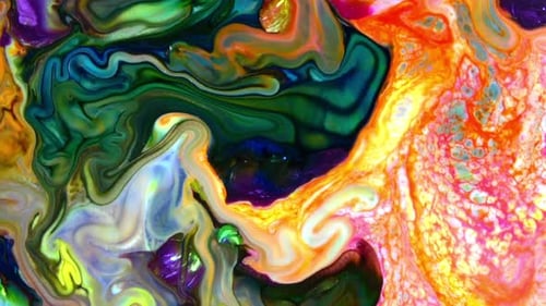 Abstract Colorful Invert Sacral Paint Exploding Texture 404